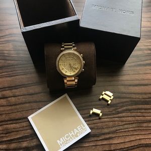 Michael Kors Parker Gold-Tone Chronograph MK5354